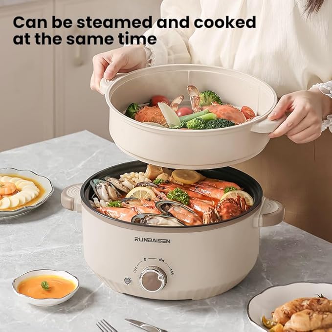 Sartén Eléctrico Multifuncional Antiadherente 3L Familiar miniatura 3