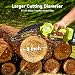 Supstable Mini Chainsaw Cordless 8-inch: Handheld Saws for Tree Trimming Wood Cutting, Electric Chain Saw with 2×4000mAh Rechargeable Batteries, Auto Oiler, Gifts for Men Dad Husband Fathers Garden