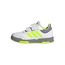adidas Tensaur Hook And Loop Shoes, Sneaker Unisex – Bambini e Ragazzi, Ftwr White Lucid Lemon Grey Three, 29.5 EU