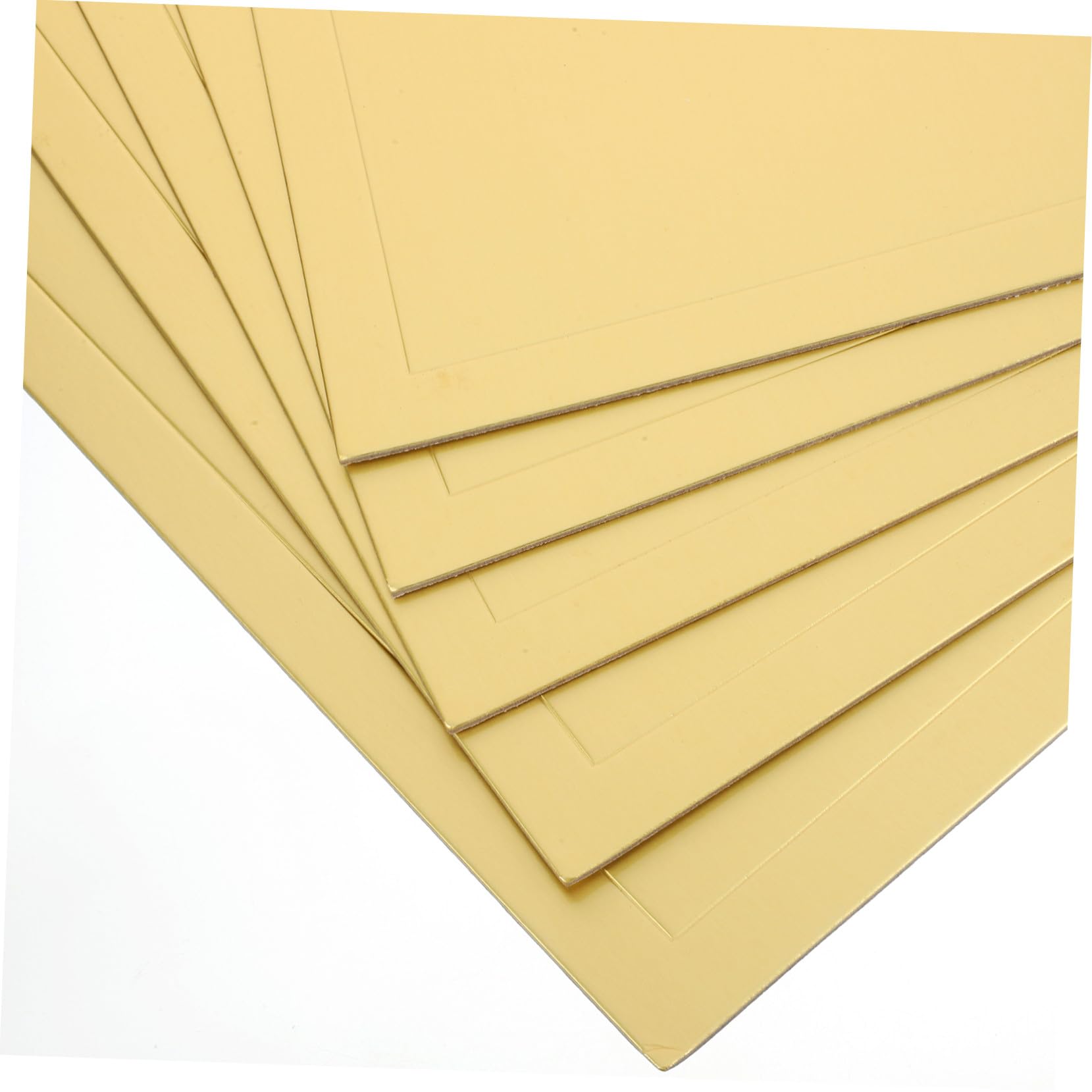 iplusmile 5 pièces Lot de Plaques à Gâteau Carrées Épaisses Carton Alimentaire Supports Solides pour Décorations et Présentations Pâtisserie DIY