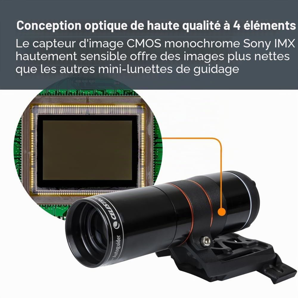 Celestron 94008 StarSense Autoguider pour télescopes numériques, alignement Automatique en 3 Minutes, Precise Goto, Guidage et modélisation de l'orientation de la Monture pour l'astrophotographie