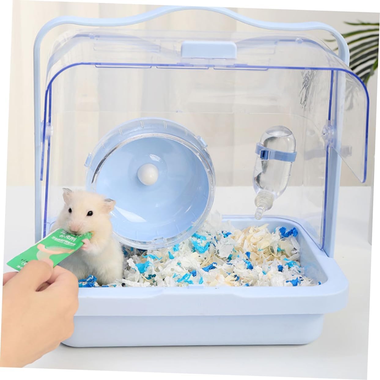 Pet Case Travel Hamster Cage Sturdy Comfortable for Outdoor Adventures