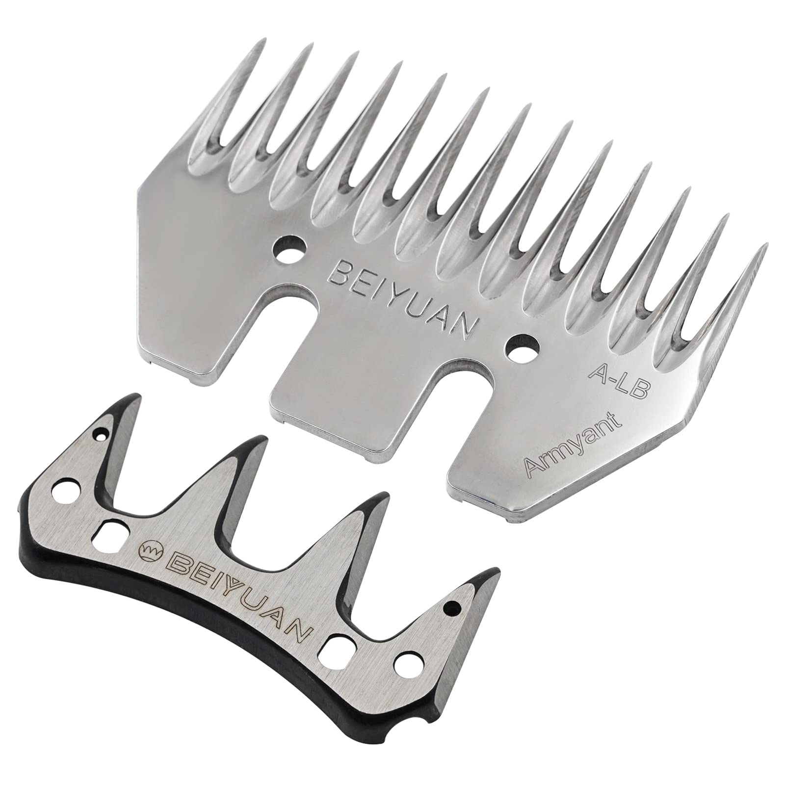 MOGOULUA 13 Teeth Straight Shearing Blades for Sheep Shearing Combs Replacement for Electric Sheep Shearing Clippers Goat Clipper Blades Replacement Kit for Wool Shearing