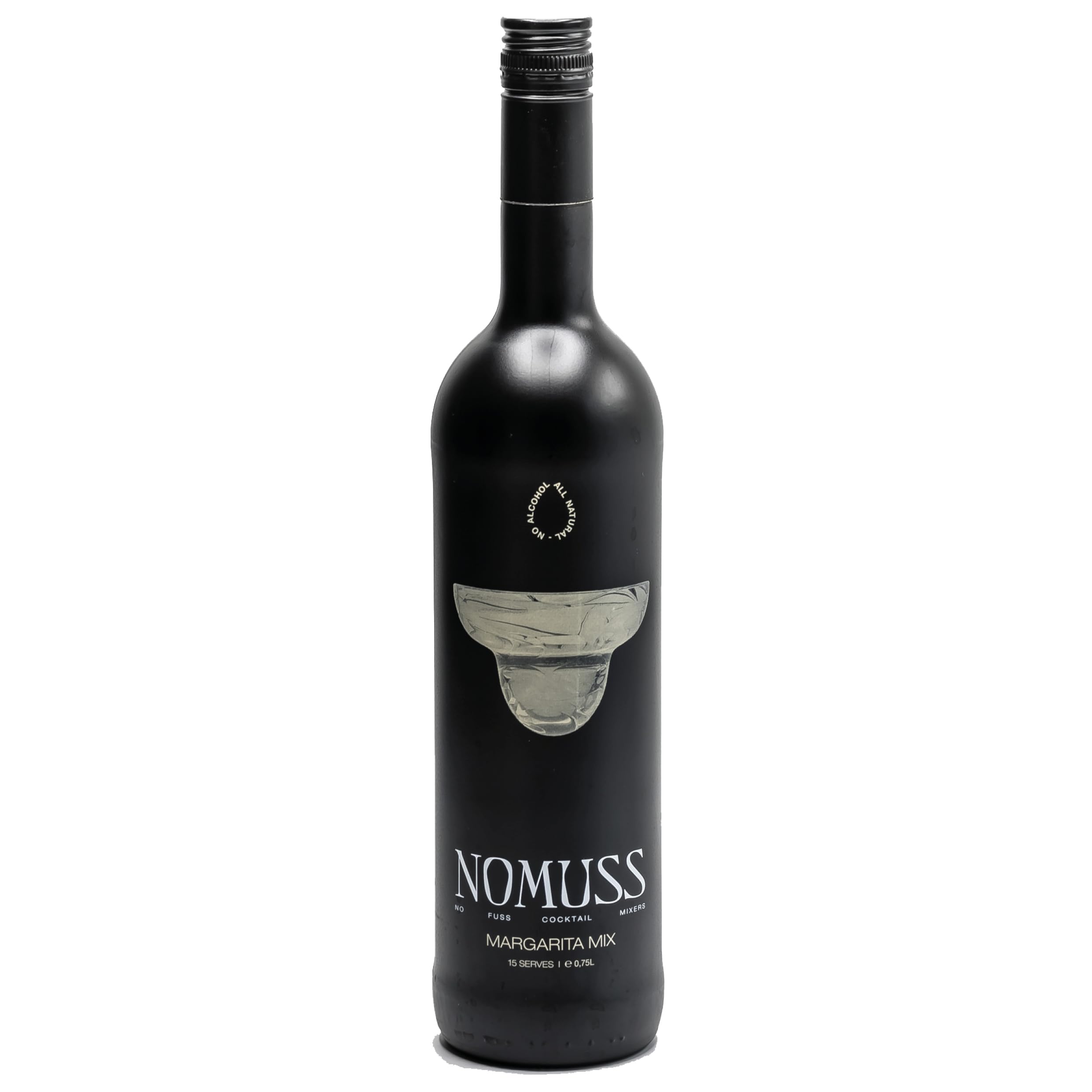 NOMUSS Margarita Cocktail Mix | Just add Tequila, Rum, Mezcal or Non-Alc. alternative | Makes Cocktails, Mocktails, Spritz | 0% ABV | Vegan | All Natural premium ingredients