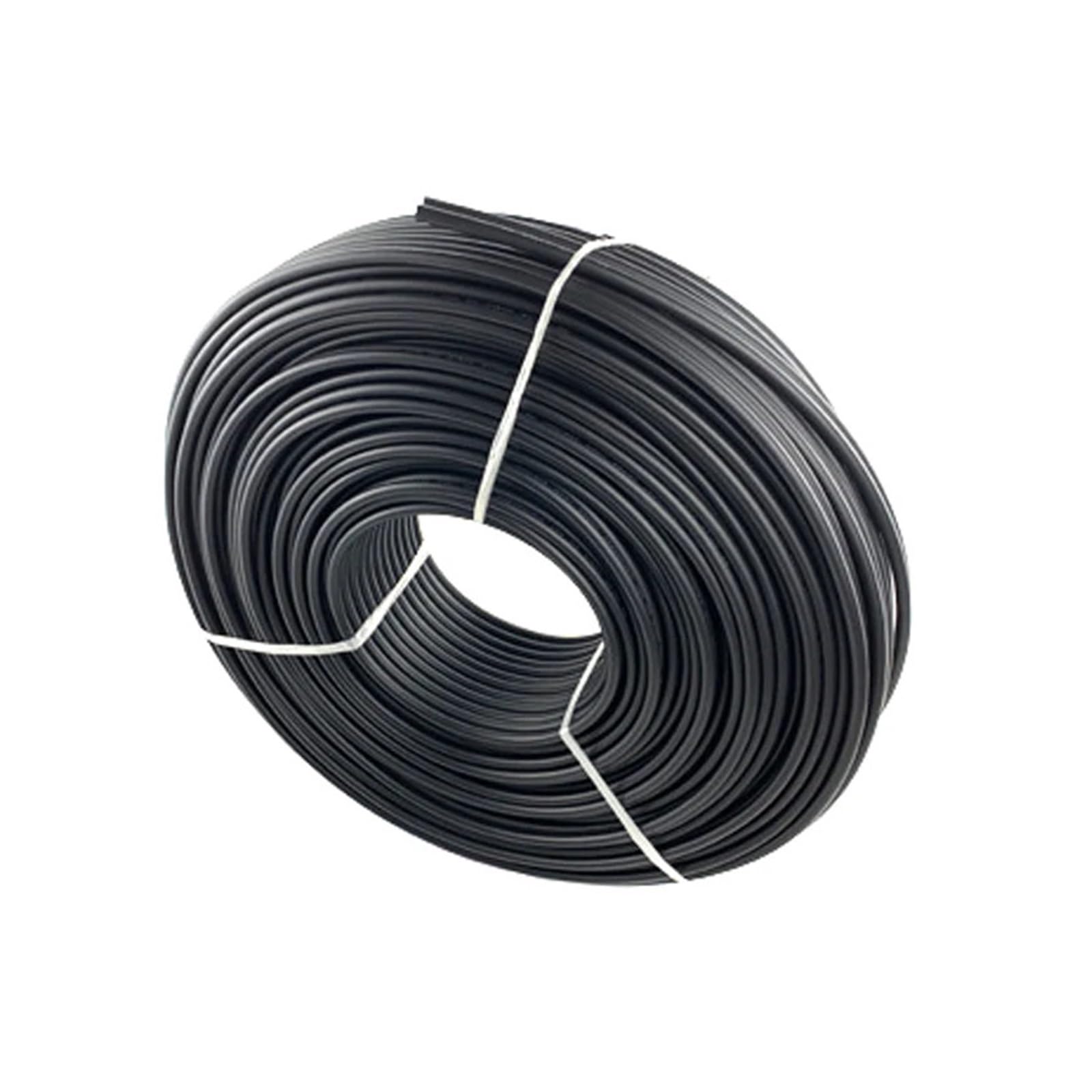 Cavo Solare a 2 Pin Cavo fotovoltaico a Doppio Filo 14/12/10 AWG Filo di Rame stagnato Isolante Rosso e Nero for Il Collegamento del Pannello fotovoltaico (Color : 100m, Size : 14 AWG - 2.5mm2)