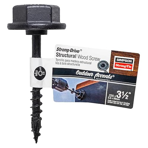 Simpson Strong-Tie SDWS22312DBB-RN1-3-1/2" x .220" Acentos al aire libre Tornillo estructural w/