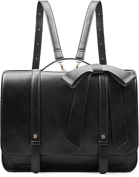 Brand new Ecosusi Convertible, backpack, shoulder bag satchel laptop holder Amazon.com: ECOSUSI Laptop Backpack for Women PU Leather  main image 4