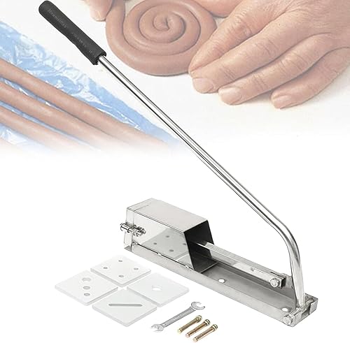 Miniatura 8 de Extrusora de lodo montada en la pared, extrusora de arcilla suave de acero inoxidable con 4 módulos, estructura de palanca y fácil de limpiar,