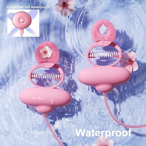 Miniatura 7 de Abrazaderas vibratorias para pezones para mujeres, estimulador eléctrico de pezón de clítoris con 10 vibraciones de clítoris abrazadera de pezón