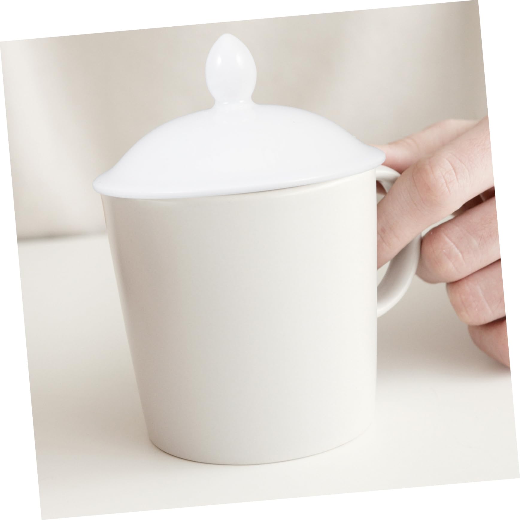 BESTYASH Teetassendeckel Aus Keramik Universeller Ersatz Für Becherdeckel Und Tassen Spritzwassergeschützt Gegen Verschütten Und Verbrennungen Schlichtes Design Für Zuhause Büro
