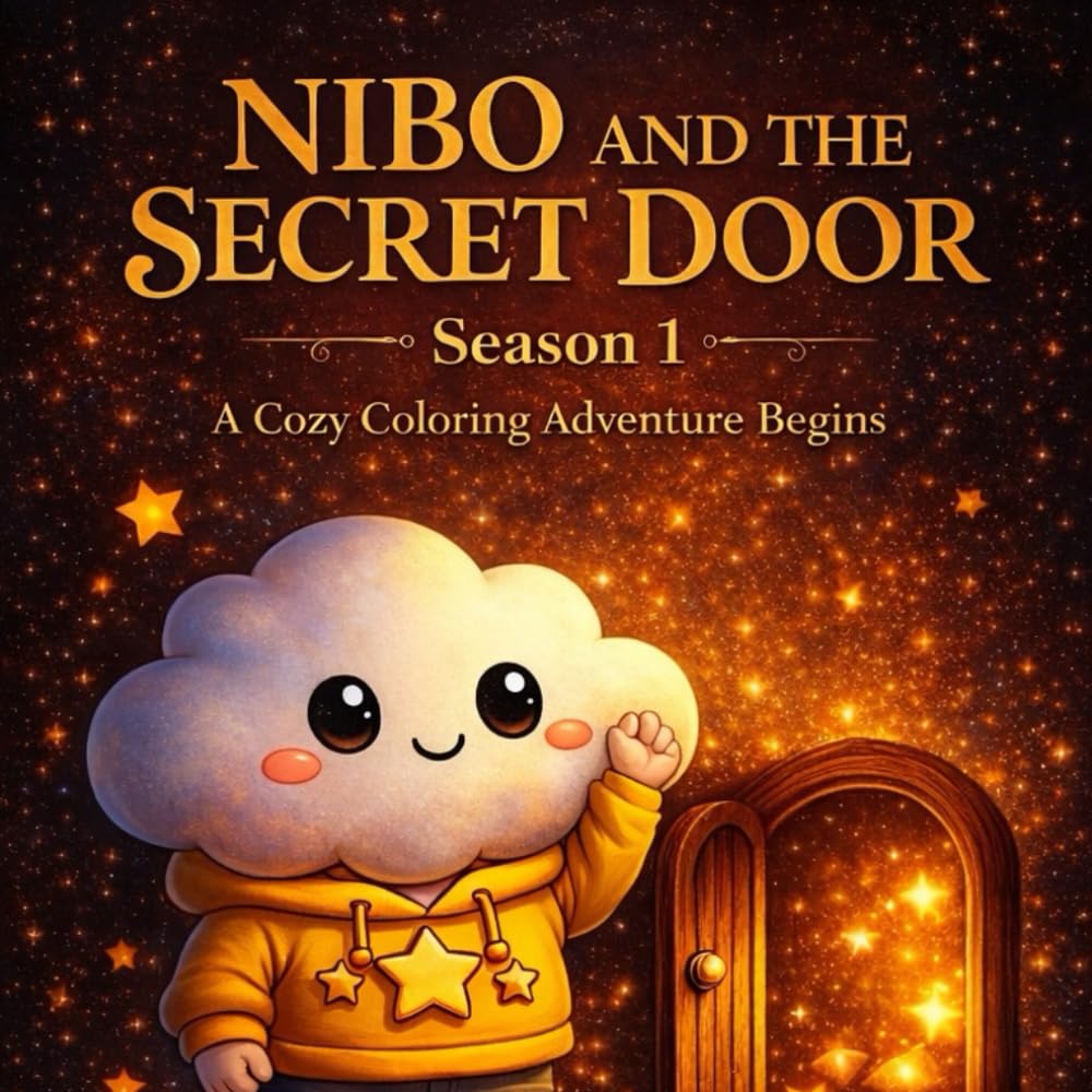 NIBO and the Secret Door: Season 1: A Cozy Coloring Adventure Begins (Nibo Coloring Adventures)