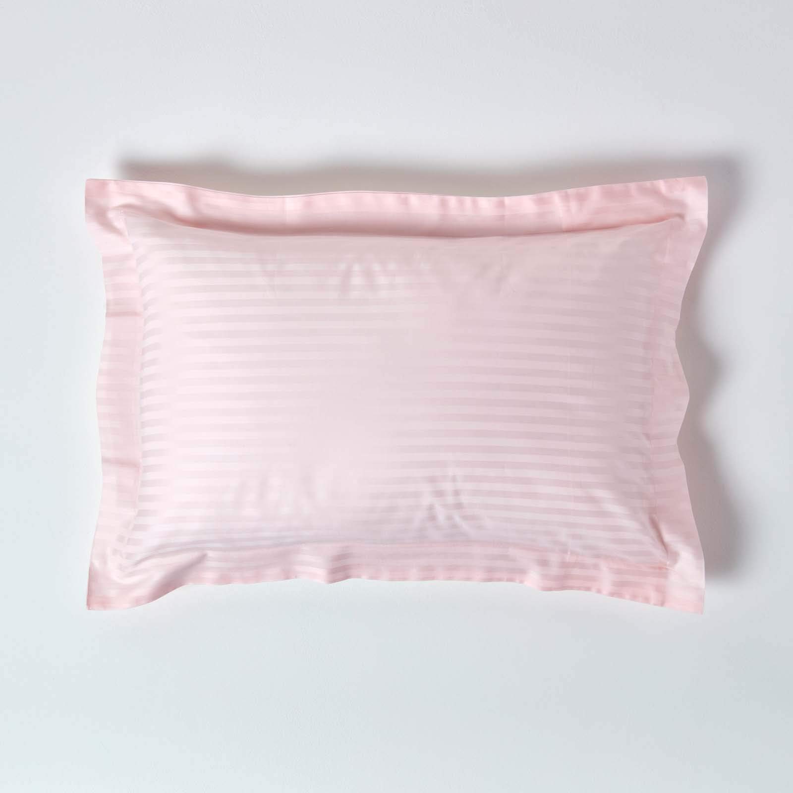 330 Thread Count Egyptian Cotton Oxford Pillowcase - Pink
