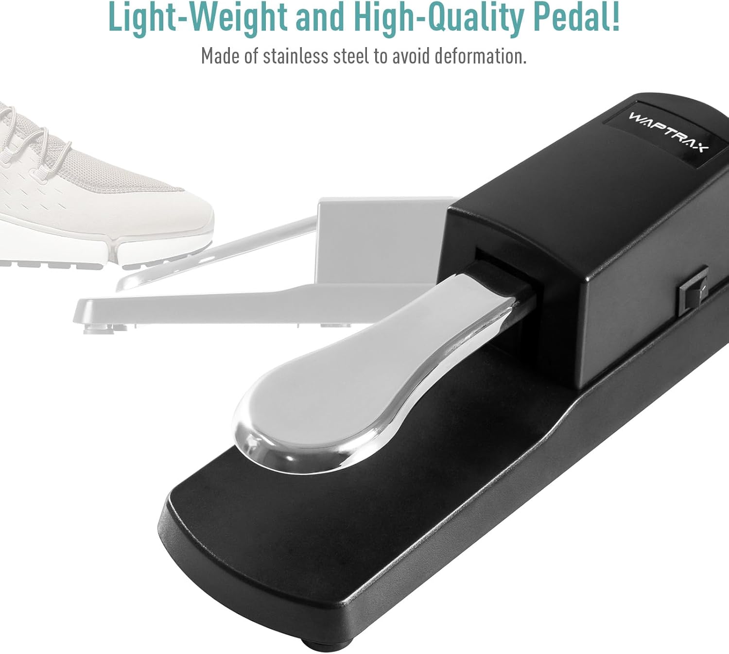 Sustain Pedal Universal with Polarity Switch for Keyboards, Digital Piano, MIDI and Synthesizer thumbnail