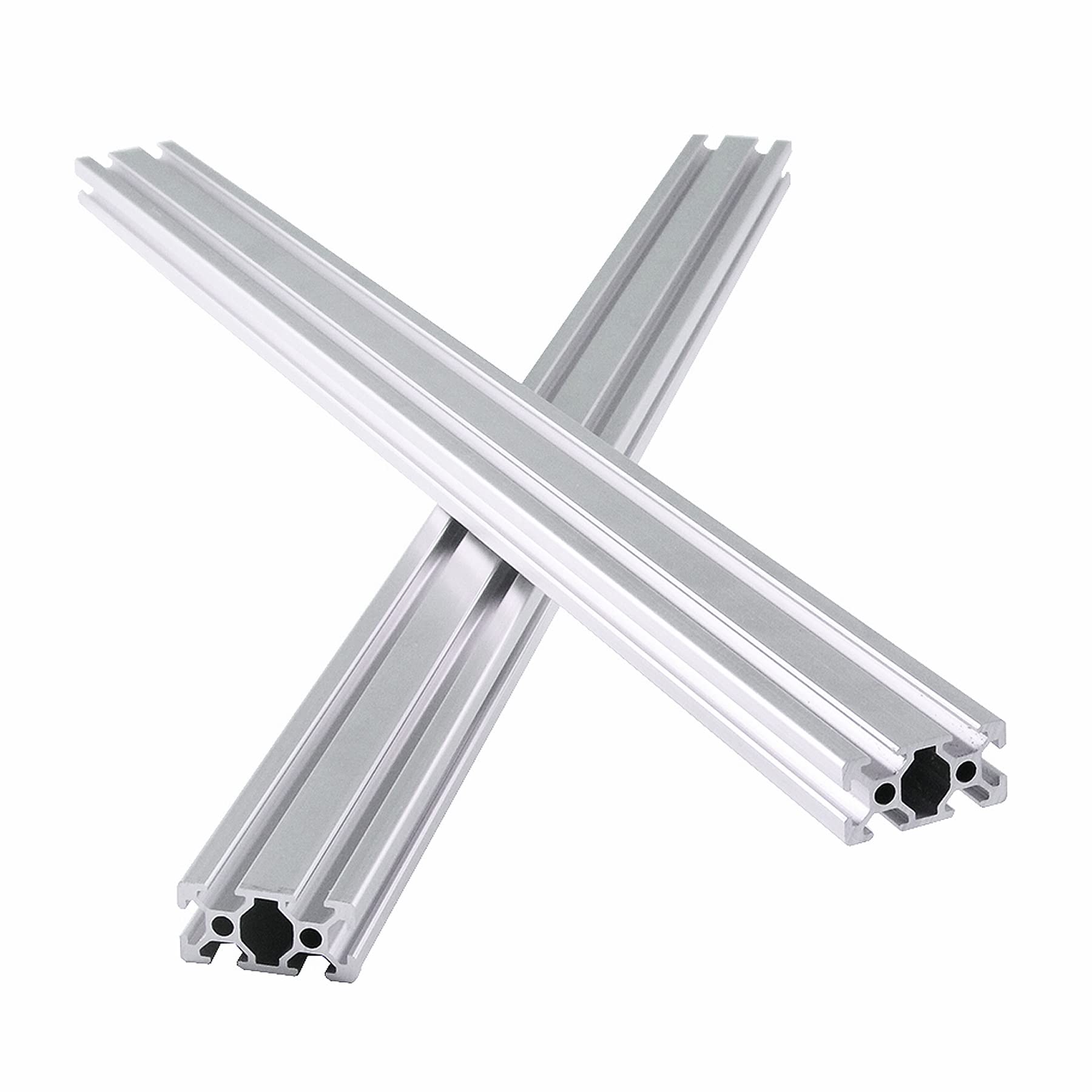 2 Stück 1000mm 2040 T Typ Europäische Norm Systemprofil Aluminium Profil 20x40 Aluminiumprofil Extrusions Linearschiene für 3D-Drucker und CNC-DIY-Lasergravurmaschine