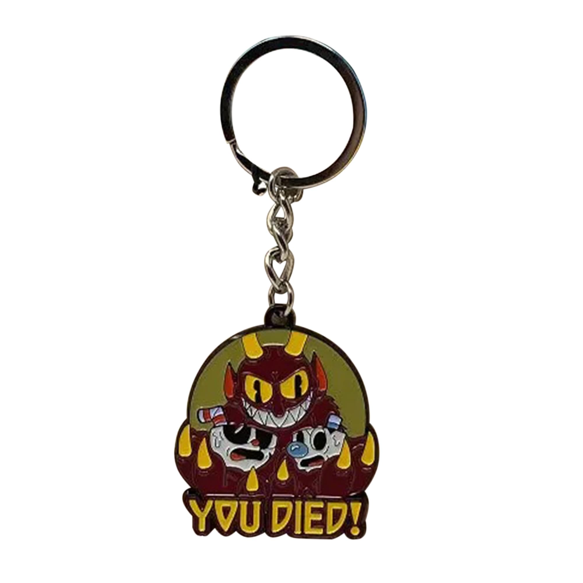 Amazon.com: Fanattik Cuphead Limited Edition You Died Key Ring