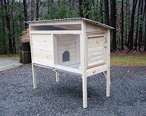 Woodworking Plans for a 5 ft. Rabbit Hutch. DIY Instruction Guide Includes Photos at Every Step. Digital File Sent to You on CD.