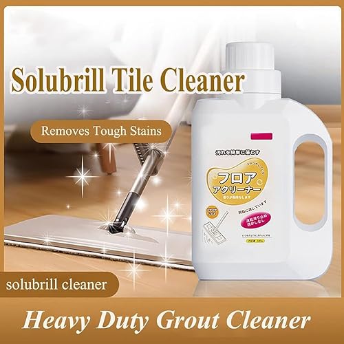 Miniatura 2 de Solubrilho Limpiador de azulejos, Solubrilho - Limpiador de azulejos líquido de 16.9 fl oz, limpiador de pisos Solubrilho, limpiador de pulido de