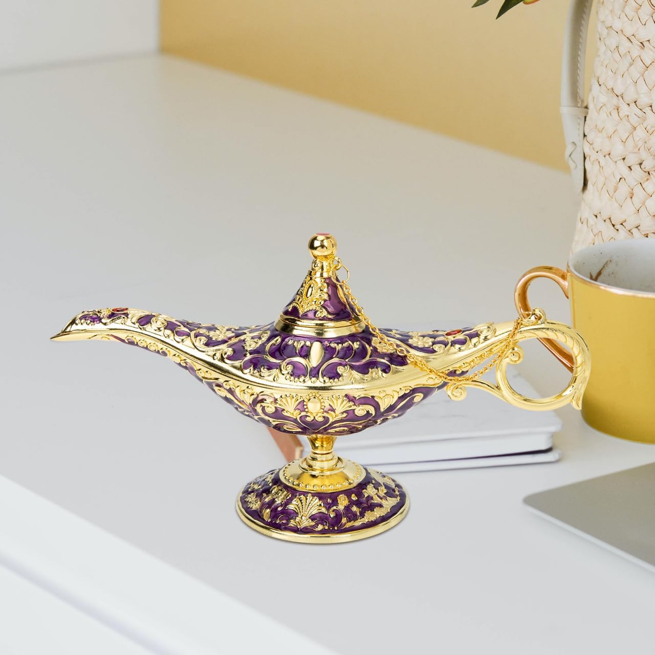 ERINGOGO Vintage Incense Burner, Lamp Incense Burners, Classic Burner for Home Tabletop Decoration Birthday Halloween Christmas