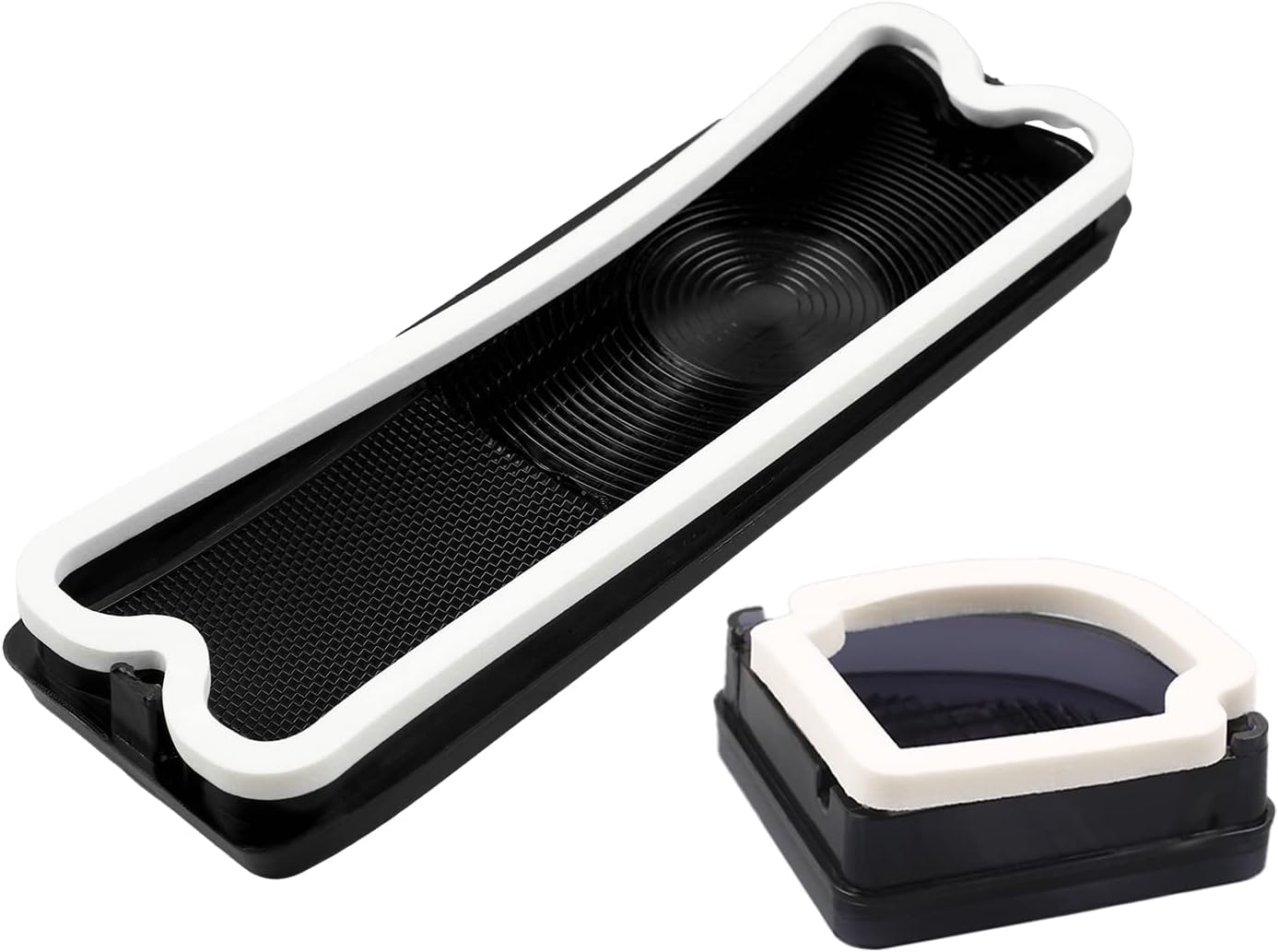 Pairs of Tail Lights and Reverse Lenses with Gaskets, Replacement for 1967-1972 Chevy & GMC Pickup Truck, Part Number 110202 110215 110216 C677209 (Smoked)