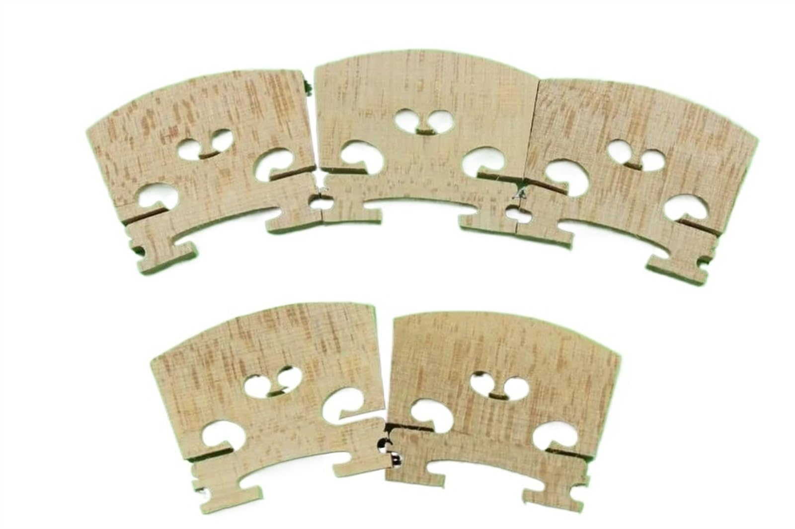 Violín cuerda Instrumento Accesorios 30 Piezas Puentes De Violín Madera De Arce 4/4 Accesorios De Piezas De Violín