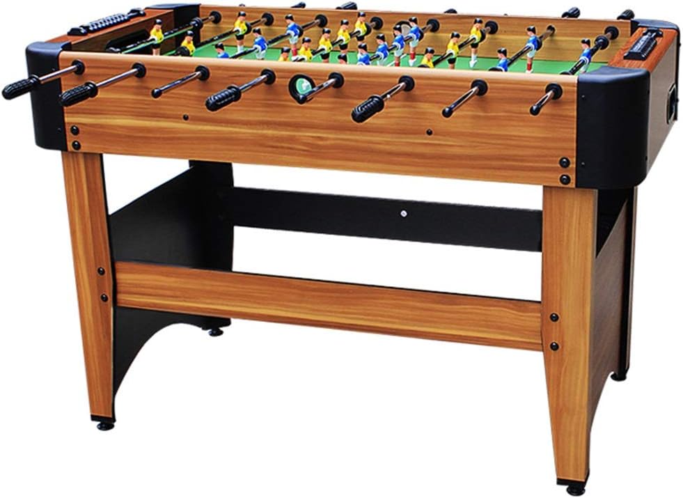 Table Football 4ft Free Standing Football Table, Indoor Fussball Soccer Game, Kids Family Games Room Fun Arcade Table Games