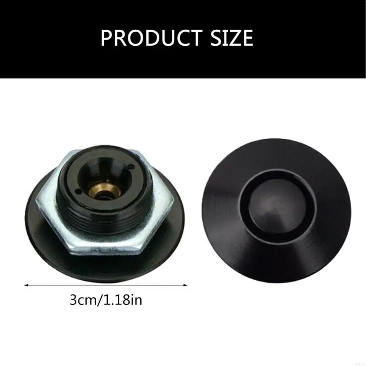 Hood Pins 4PCS Universally Aluminum Push Button Car Front Bumper Hood Pin Bonnet Lock Latches Clip for Auto Car(Color)