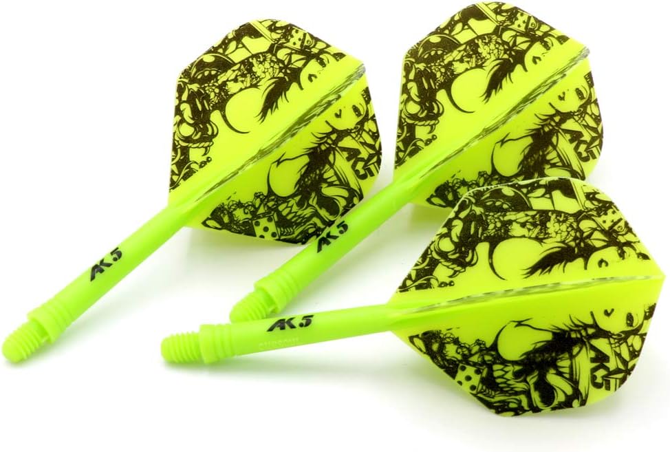 Integrated Dart Shaft and Flights Standard Shape,Set of 3 pcs Sexy Women Pattern(CSAK-53XMN)