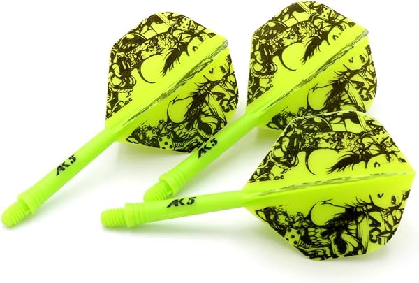 CUESOUL Rost Arbres de fléchettes intégrés et Vols de fléchettes de Forme Standard, Lot de 3 pièces - 2