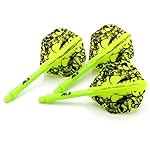 CUESOUL Integrated Dart Shaft and Flights Standard Shape,Set of 3 pcs Sexy Women Pattern(CSAK-53XMN)