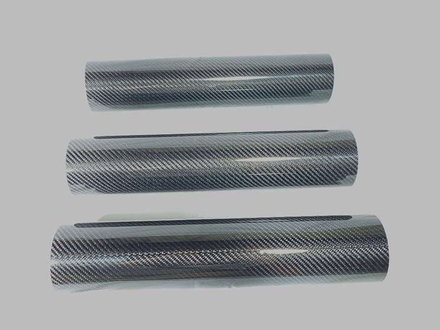 Amazon.co.jp: バイクパーツ カーボンシェル サイレンサー用3本 外径