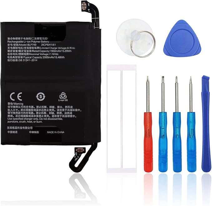 Batería de repuesto para Realme X2 Pro BLP749 con kit de herramientas