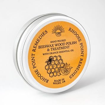 Beeswax Furniture Polish & Conditioner for Wood Orange 3.4 Fl Oz Enhances the Natural Beauty of Oak Pine Beech & More Seals & Protects for a Perfect Finish Bees Wax Polish Protects & Enhances