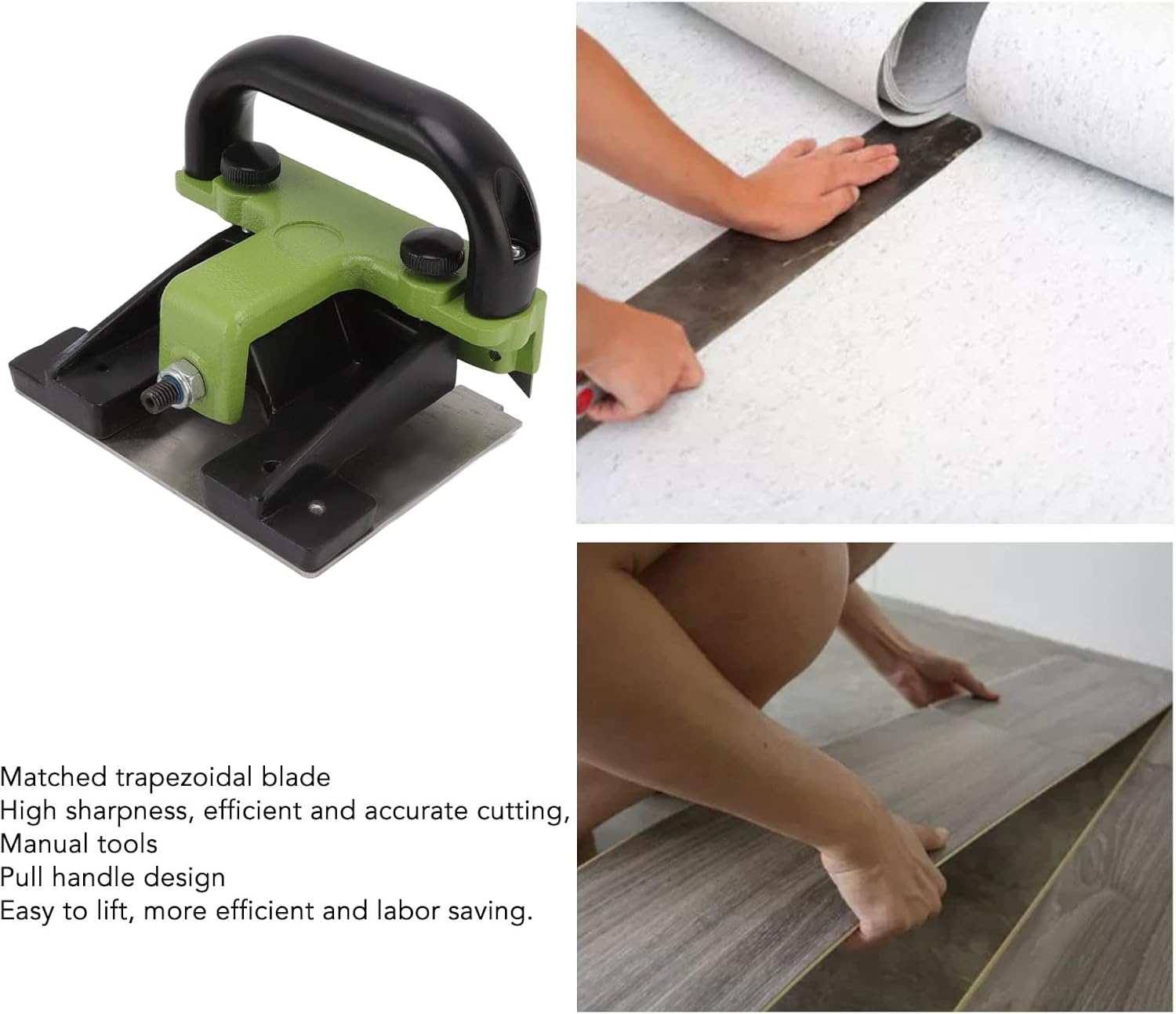 Syrisora PVC Plastic Flooring Skiving Construction Tool Hand Pulling Floor Cutting Tool Aluminium Alloy Floor Sewing Machine