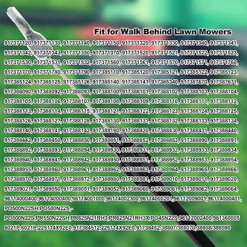 Vypart 183281 532183281 Engine Zone Control Cable for Craftsman 917 Husqvarna Poulan 7021P - Lawn Mower Throttle Cable Replacement for 198463 388161 532183281 Control Cable - Thumbnail 4