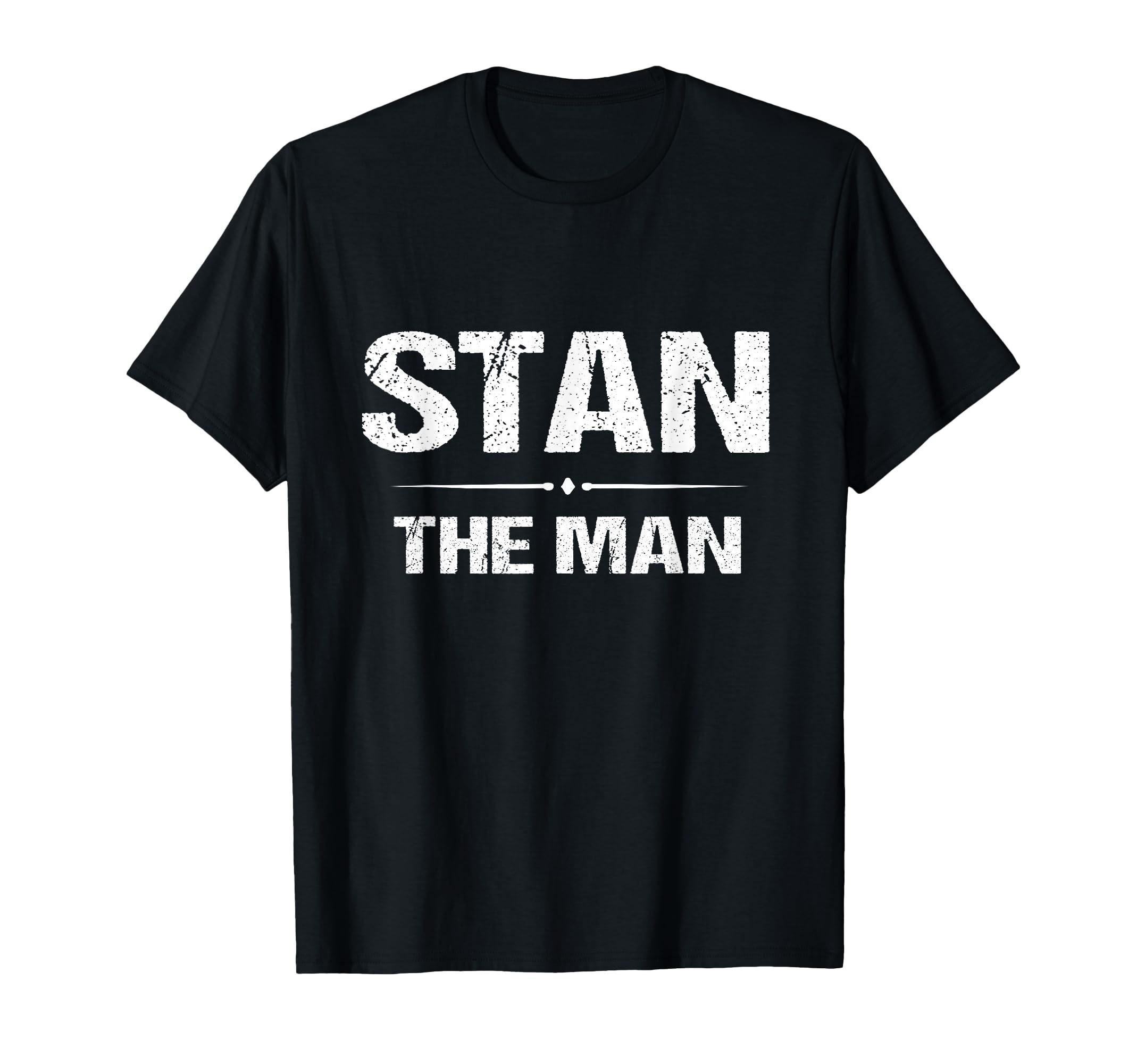 SＴAＮ ＴＨＥ MAＮ Stan the Man Name Gift Apparel T-Shirt : Amazon.co.uk: Fashion