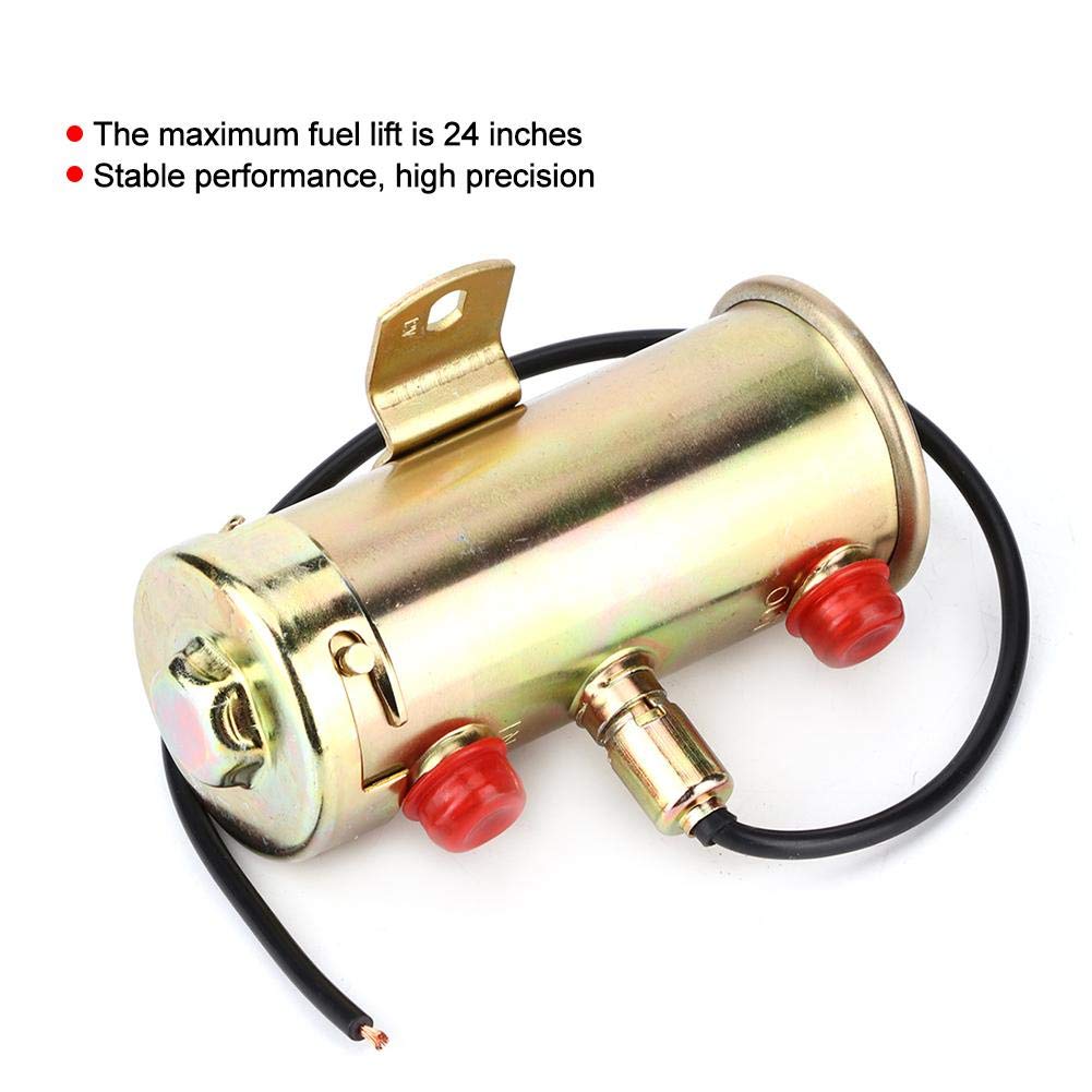 Jadeshay Bomba de Combustible 12V,Universal Bomba Gasolina Bomba Eléctrica de Alta Presión para Gasolina y Diésel