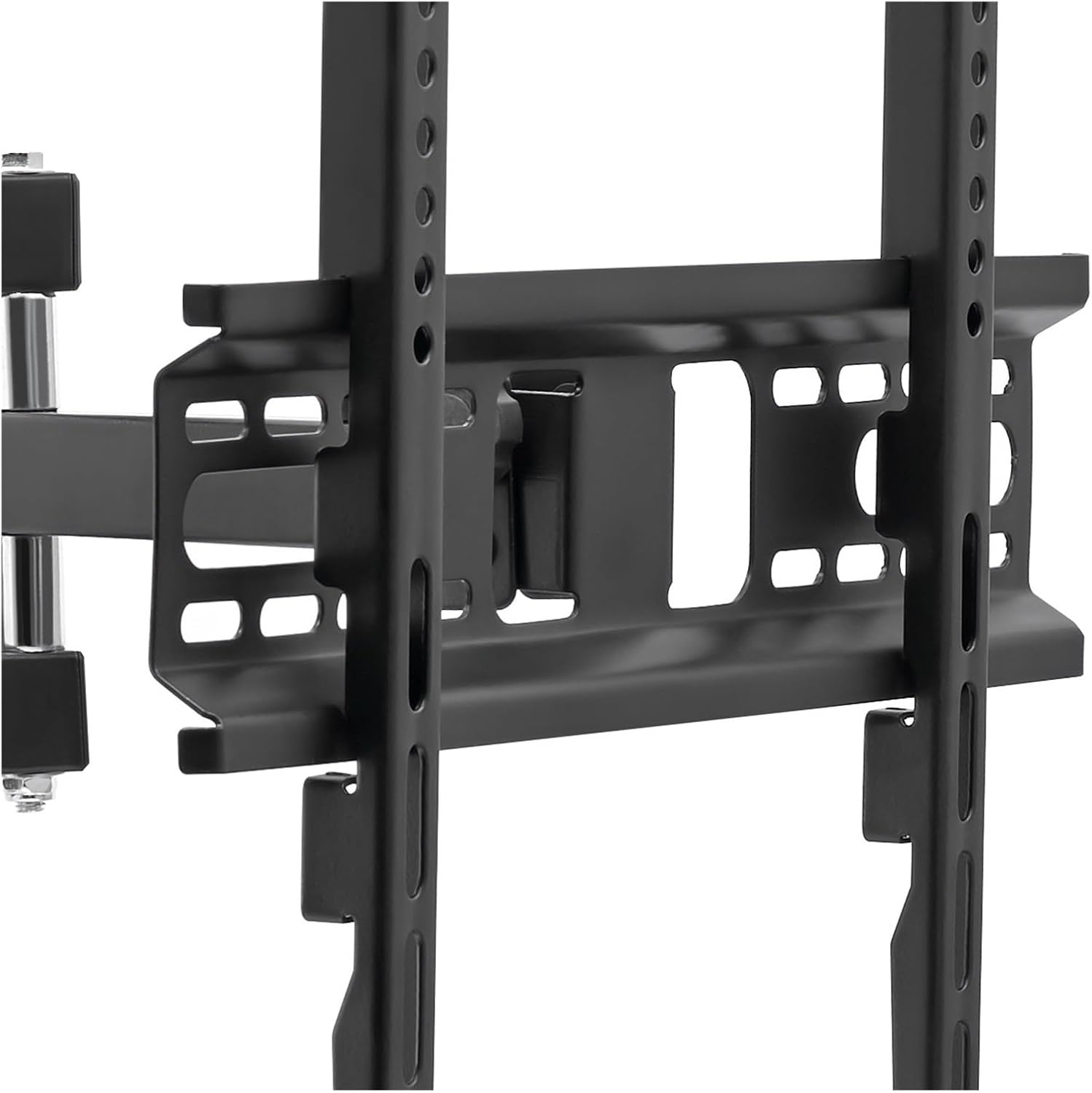 Adjustable telescopic tilting suspension bracket for LCD screen