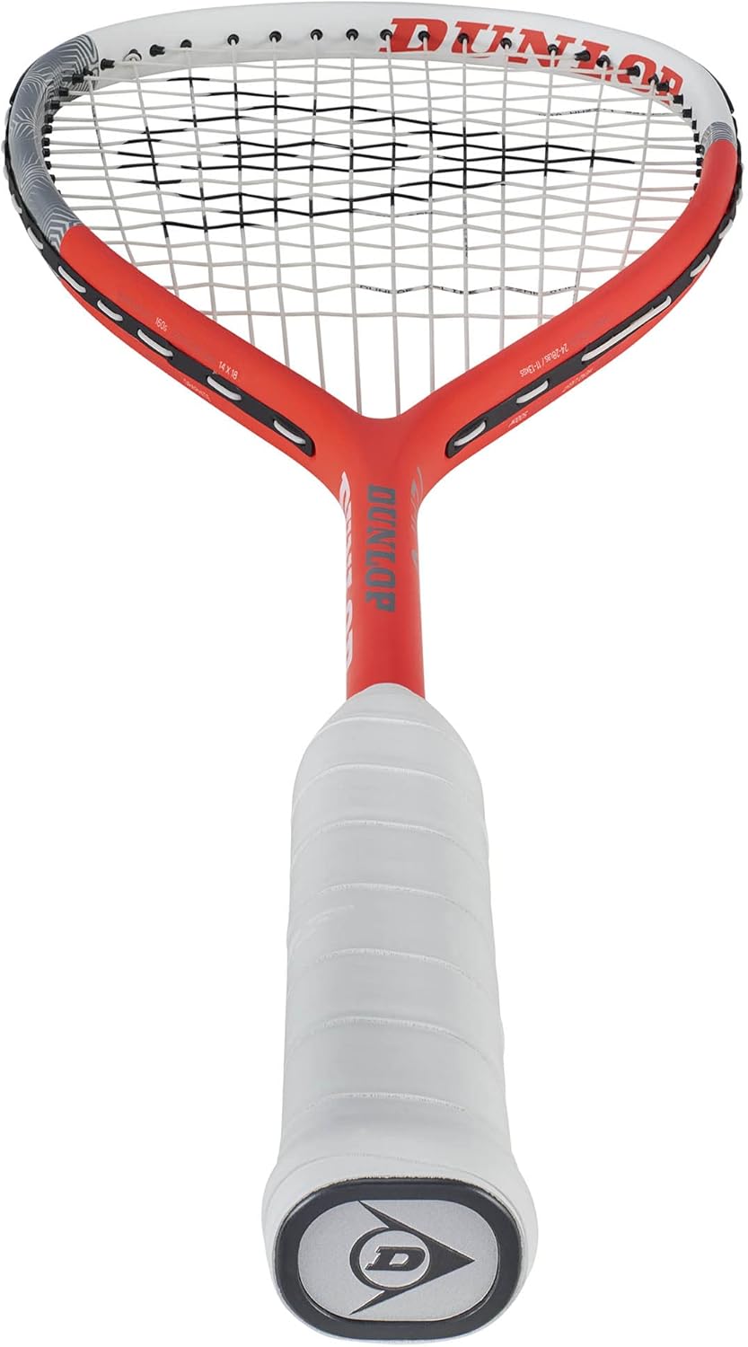 Dunlop Sports Tempo Pro Squash Racket, White/Red : Sports & Outdoors