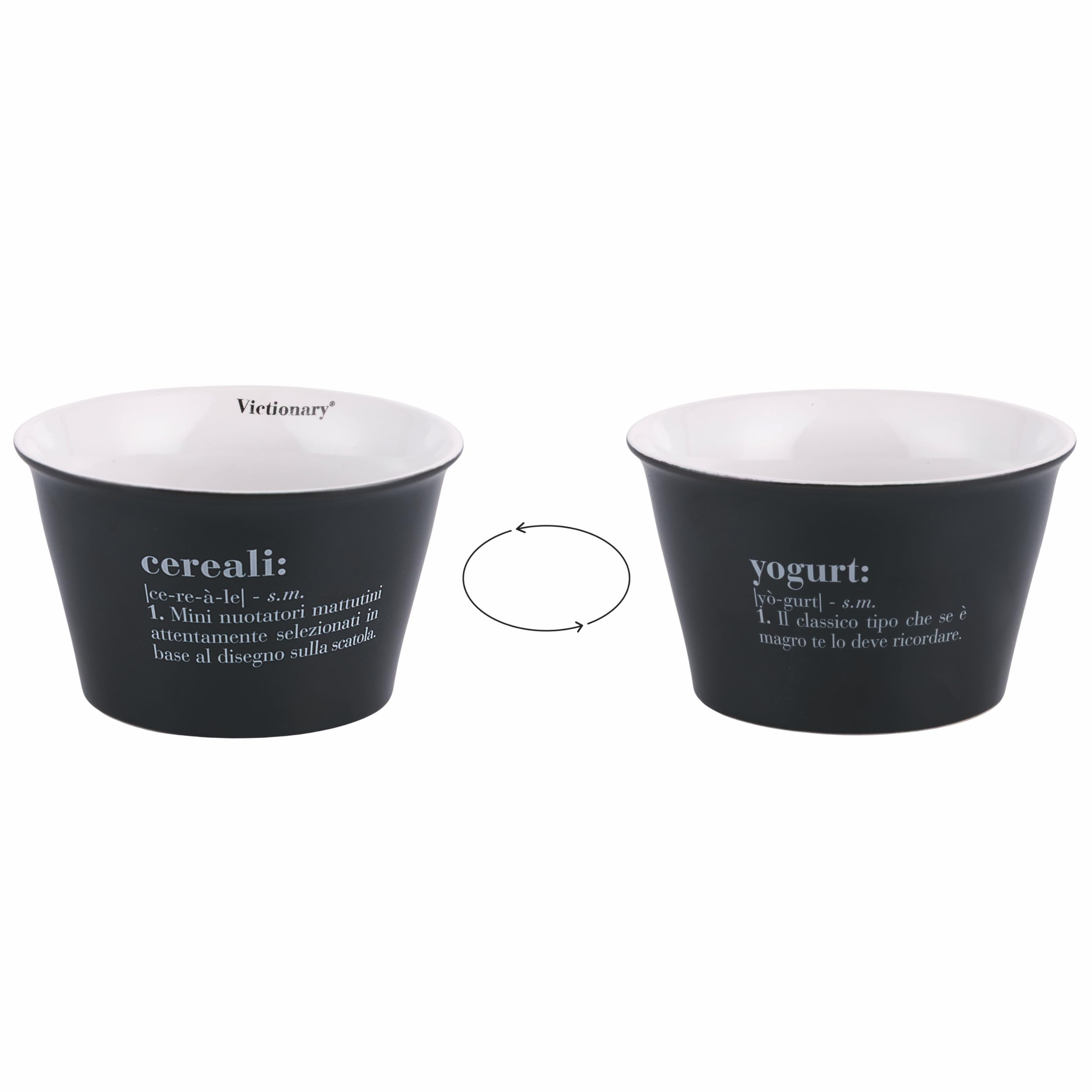 Villa d'Este Home Tivoli 1996 Victionary Yogurt & Cereal Bowl 550ml Stoneware Mug