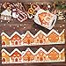 Wonmon 36 Ft Christmas Bulletin Board Border Roll, Christmas Gingerbread House Bulletin Border Trim for Classroom Home Office Window Bulletin Board Holiday Birthday Party Favor Decoration