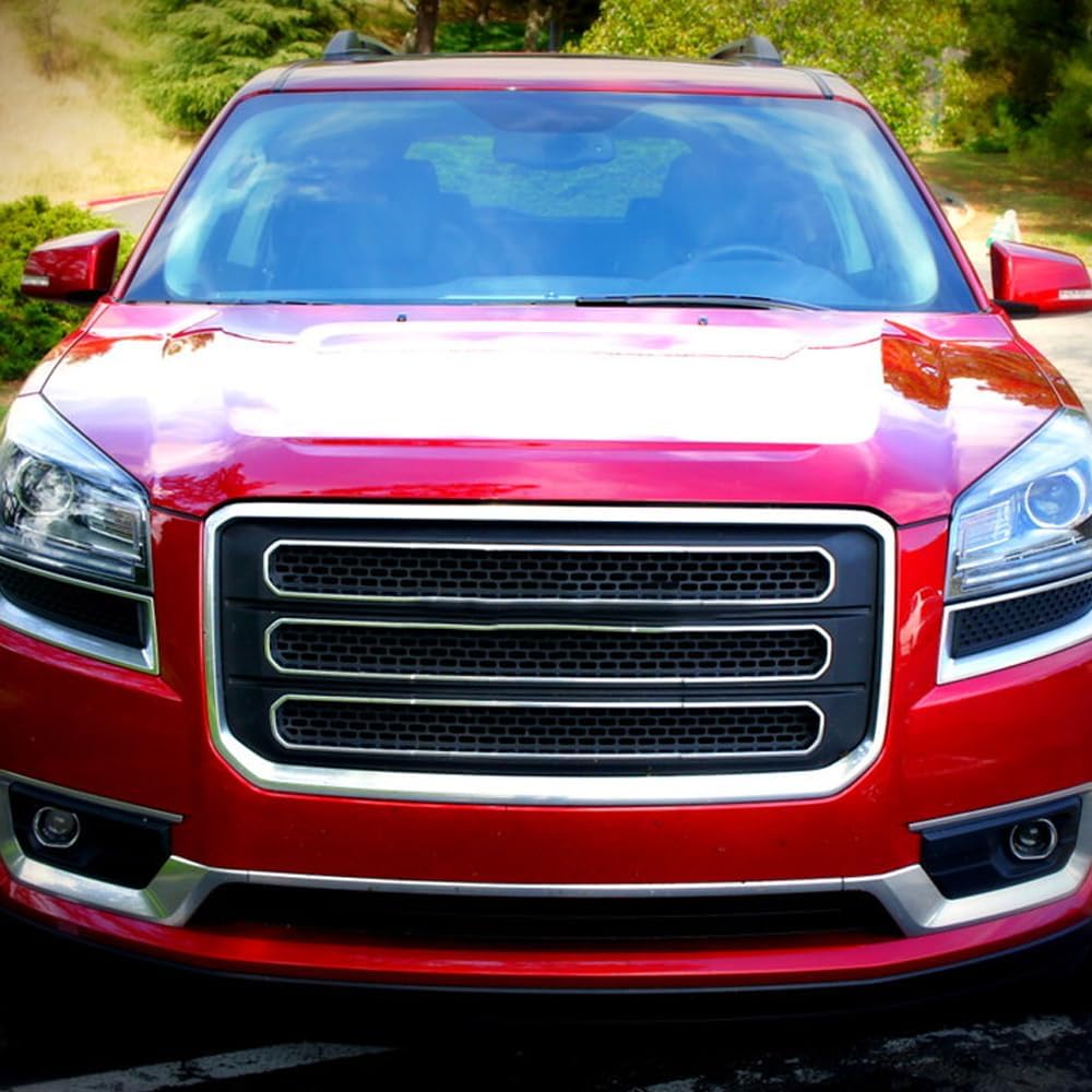 PIT66 Fog Lights Compatible with 07-14 Chevy Suburban Tahoe/08-10 Ford Explorer/07-13 Chevy Avalanche/07-12 GMC Acadia/10-13 Chevy Camaro w/Bulbs