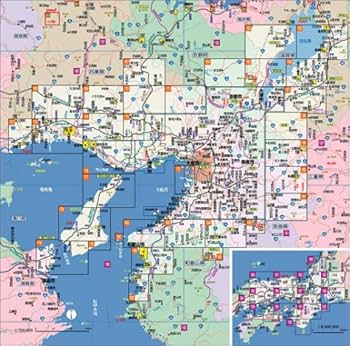 関西道路地図 大阪・京都・兵庫  /マイナビ（東京地図出版）（大型本） GIGAマップル でっか字関西道路地図 (GIGA Mapple) | 昭文社