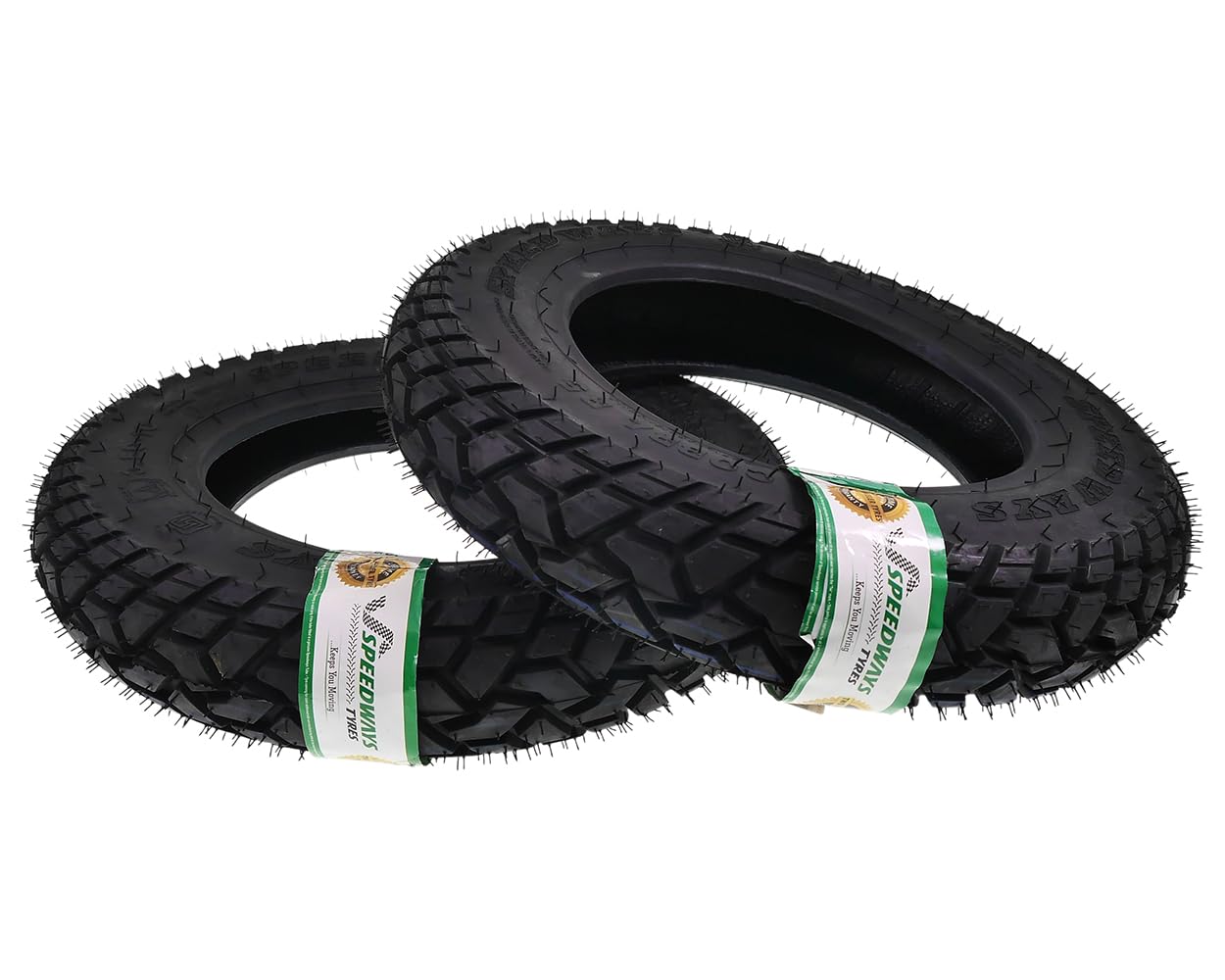 2EXTREME Speedways Reifen Set 3.50-10 51J TT/TL – Set aus 2 Rollerreifen 10 Zoll – kompatibel mit Vespa ET2, ET4, GTS, LX, Primavera, Sprint, PX, PK, S