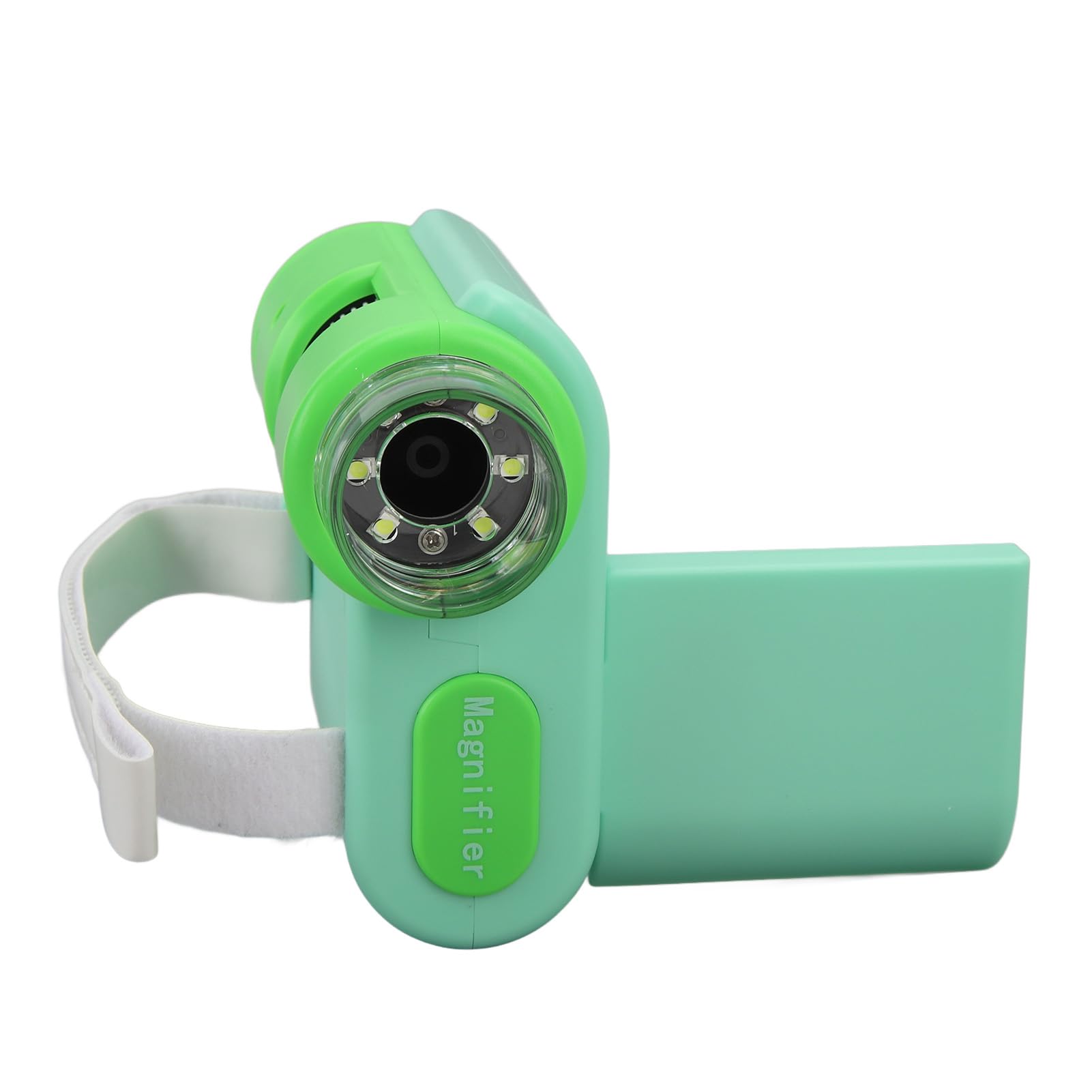 Microscopio Portatile, Microscopio Fotocamera con Ingrandimento 1000X, Porta USB, Video Fotografico 1080P con Portaoggetti per Compleanno (Verde)