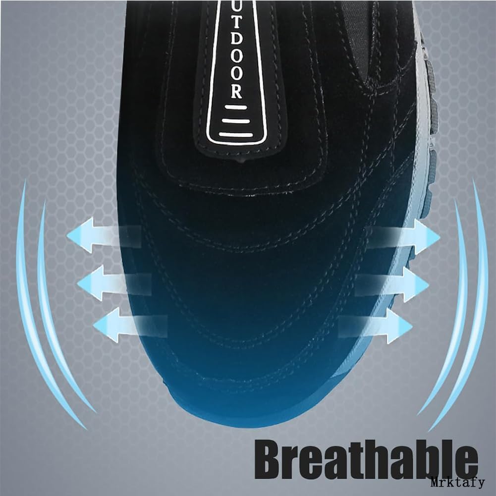 Men's Comfortable Waterproof Orthopedic Walking Shoes, Waterproof Slip On Hiking Shoes for Men - Image 5