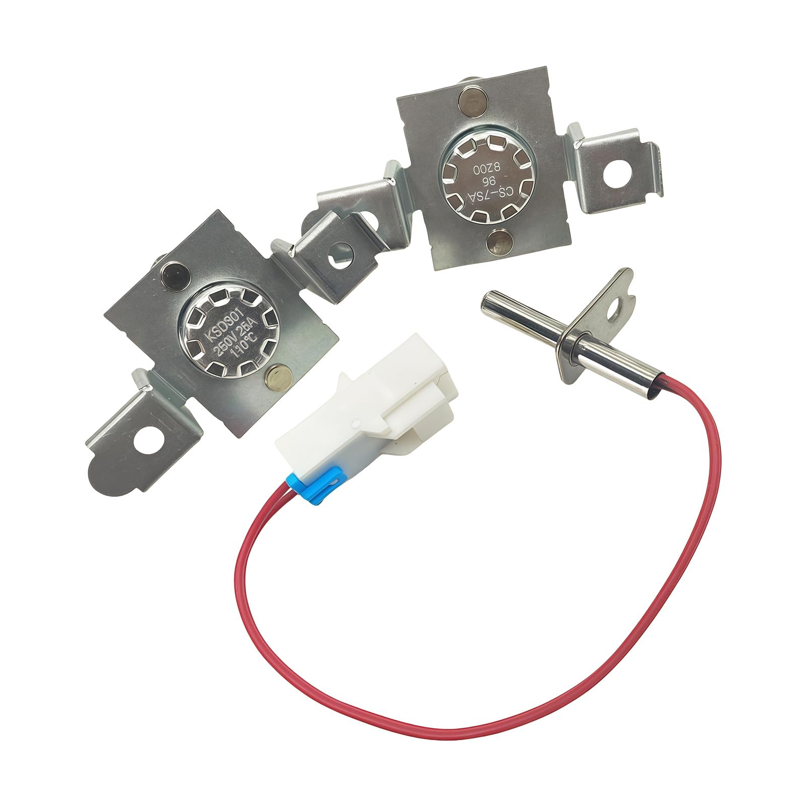 Msioytog AGM30045804 Replacement Set 6931EL3003C Dryer High Limit Thermostat 6931EL3004B Dryer Thermostat Clothes Dryers Parts Thermistor and Set