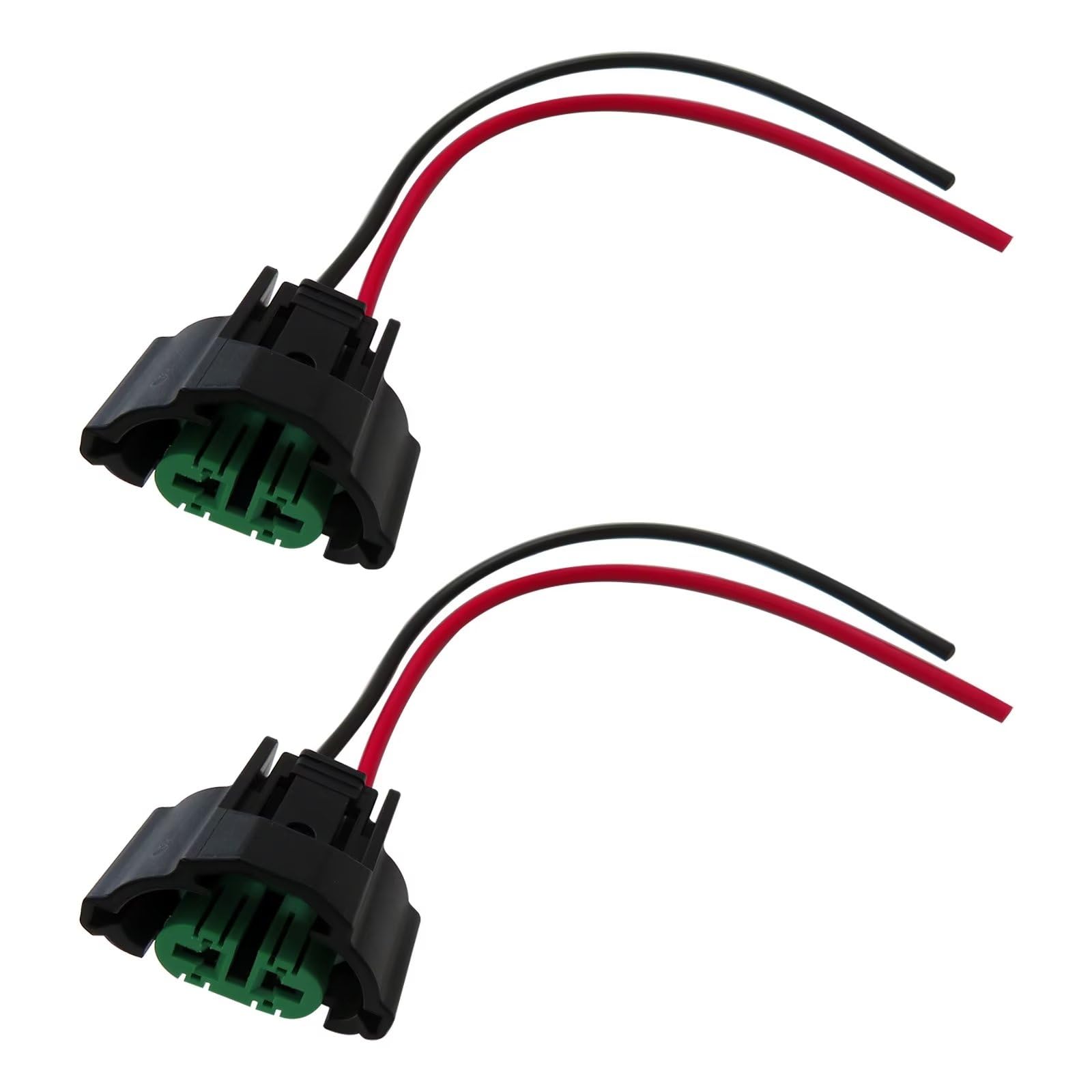 2Pcs Wire Pigtail Female C H11 Two-Beam Headlight Low Beam Bulb Plug Connector for 2015-2021 Honda Civic