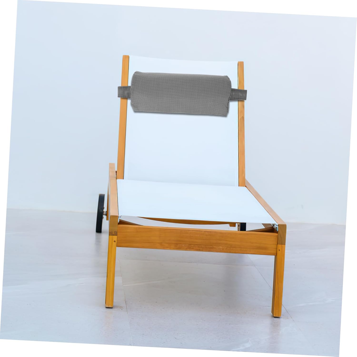 Kisangel 4pcs Sturdy Beach Chair Headrest Attachment Deck Chair Pillow Neck Head Support Easy to Install