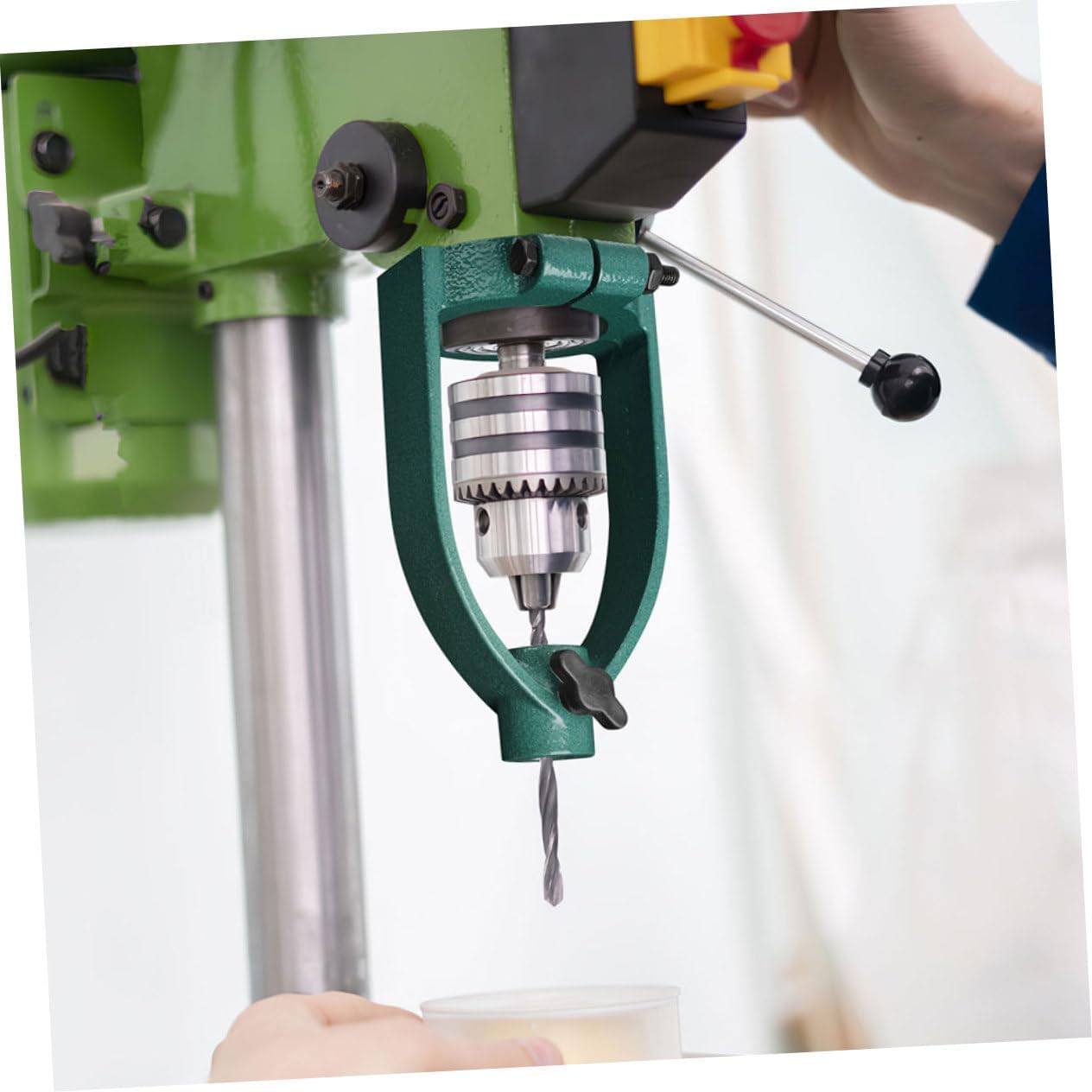Square Hole Drill Bit Adapter for Bench Drill Mortise Machine Converter Tenon Conversion Tool Kit