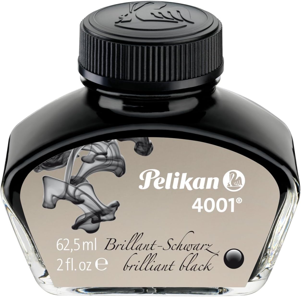 PELIKAN Ink Bottle (62.5ml, Brilliant Black)